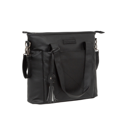 Bolso talega con cambiador Quilt negro - Imagen 3