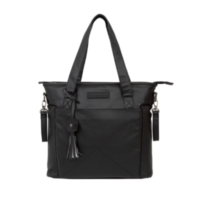 Bolso talega con cambiador Quilt negro