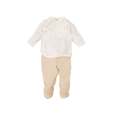 Conjunto de jubón y polaina Botanic 0-1 mes
