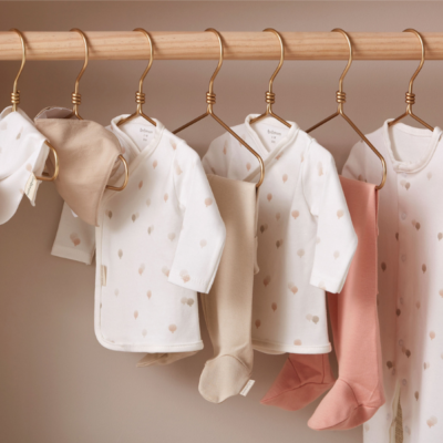 Conjunto de jubón y polaina Ciel beige 1-3 meses - Imagen 2