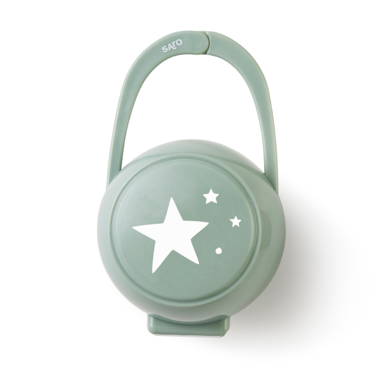 Porta chupetes para bebe Saro (6) Cajita para 2 chupetes Star Hunter - Imagen 1