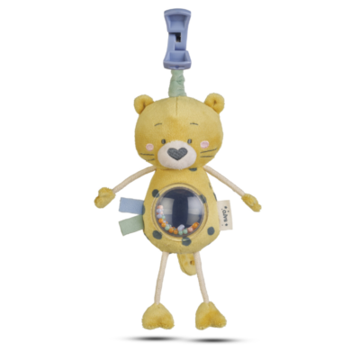 Sonajero con pinza Jungle Party Cheetah - Imagen 2