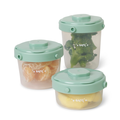 Pack de 3 contenedores mint