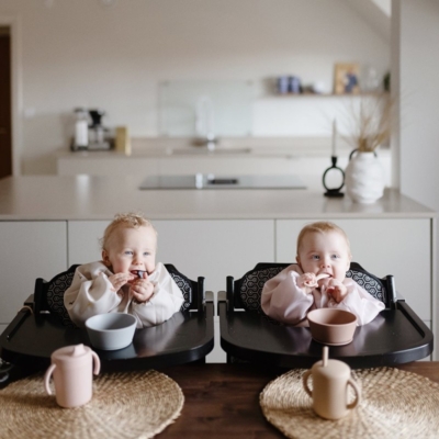 Pack dos cucharas de iniciación Mushie Sand - Natural - Imagen 3