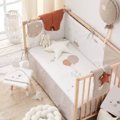 Colcha edredón+Protector para cuna Jolie lino - Imagen 3