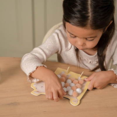 Tarjetas de pompones pequeña granja - Imagen 4