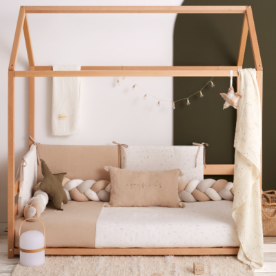 Funda nórdica con protector trenza Botanic - Imagen 2