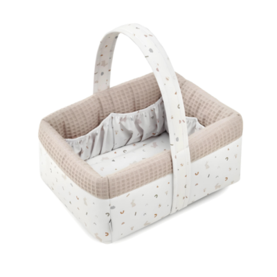 Cesta botellero Rabbit beige