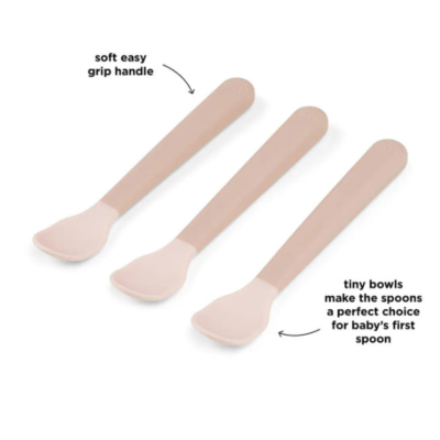 Pack de 3 cucharas color rosa - Imagen 2