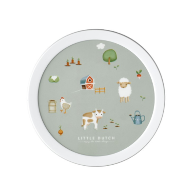 Cajita redonda para almuerzo Pequeña granja - Imagen 3