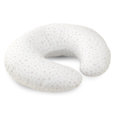 Cojín de lactancia pequeño Plumeti rosa