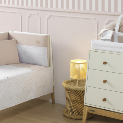 Cesta botellero Plumeti rosa - Imagen 2