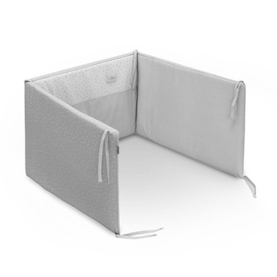 Funda nórdica con protector para cuna de 60 Fresco gris - Imagen 5
