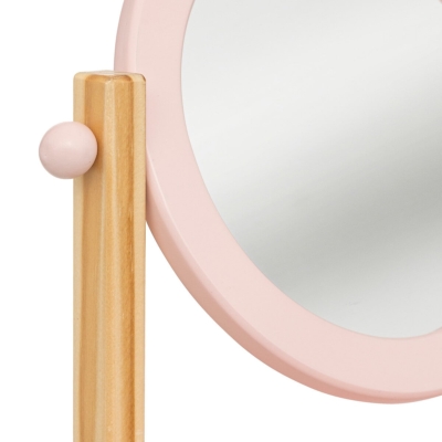 Tocador infantil rosa con espejo - Imagen 4