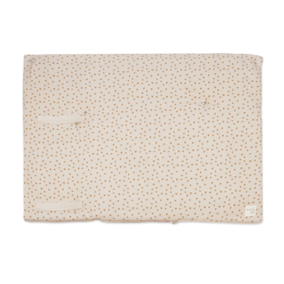 Saco 2 en 1 Arrullo-manta corazones Poppy canela - Imagen 4