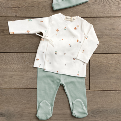 Conjunto de jubón y polaina Forest 0 meses - Imagen 2