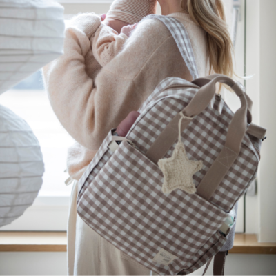 Mochila maternal Caetana Sand - Imagen 4