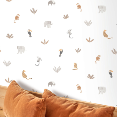 Papel pintado Érase una vez In the Jungle Naturel - Imagen 2