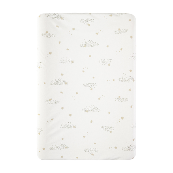 Cambiador-Starry---babyclic Funda para cambiador Starry night blanco - Imagen 1