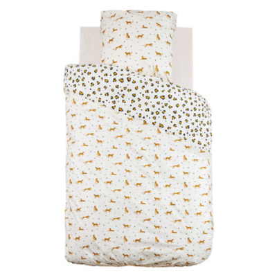 Funda nórdica infantil de cama Leopardo