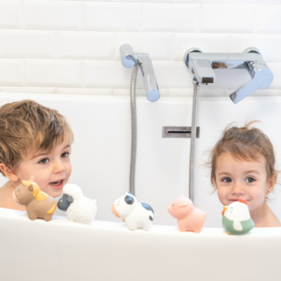Set de 5 juguetes de baño Funny Farm - Imagen 3