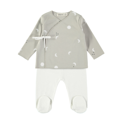 Conjunto de jubón y polaina Luna 1 mes