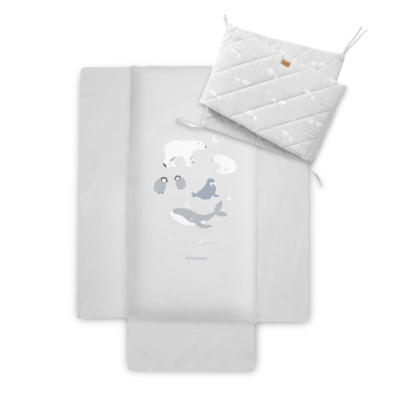 Pack Funda nórdica + Relleno + Protector Polaris Gris