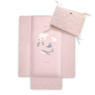 Pack Funda nórdica + Relleno + Protector Polaris Rosa