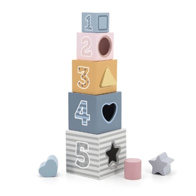 Bloques apilables de madera