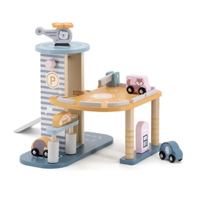 Parking garaje de madera