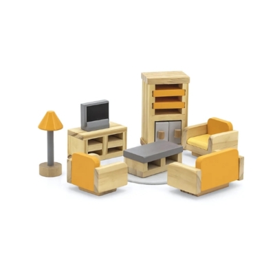 Set de madera: El salón comedor