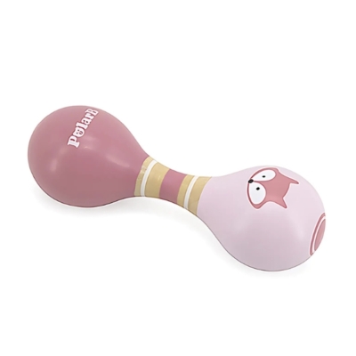 Maraca de madera Fox