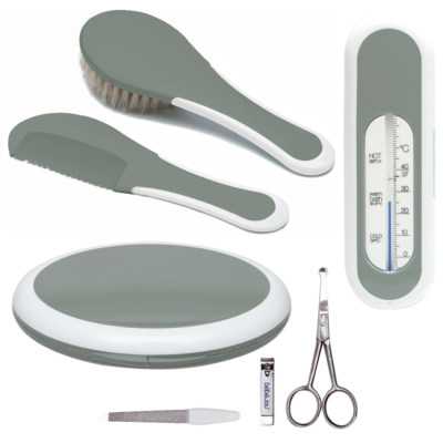 Set de 7 Piezas para Cuidado del bebé - Breeze Green - Imagen 2