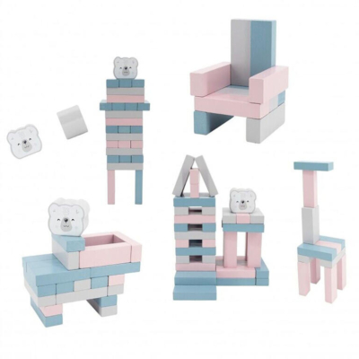 Torre de Bloques de madera 3 colores - Imagen 5