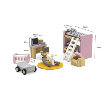 Set de madera: Dormitorio infantil - Imagen 3