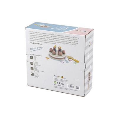 Tarta de cumpleaños de madera - Imagen 3