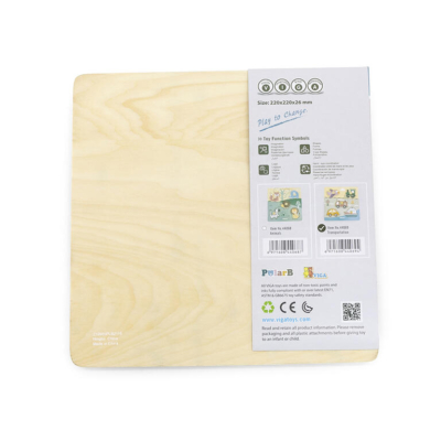 Puzzle de madera con pomos transportes - Imagen 5