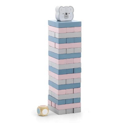 Torre de Bloques de madera 3 colores