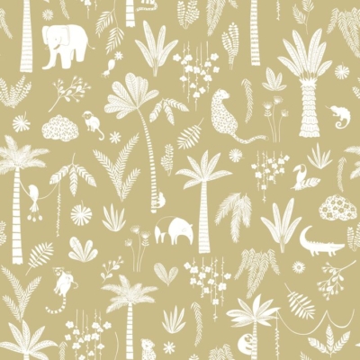 Papel pintado Érase una vez Poetic Jungle Olive