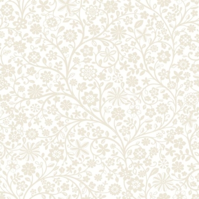 Papel pintado Érase una vez Poetic Flowers Naturel