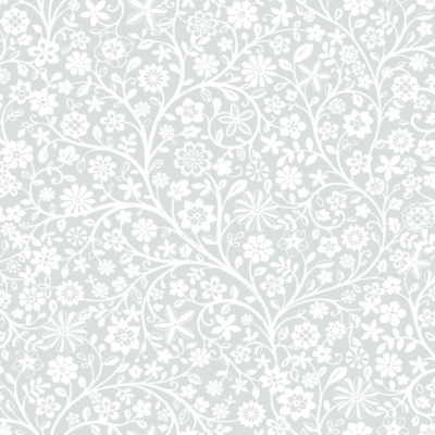 Papel pintado Érase una vez Poetic Flowers Bleu doux