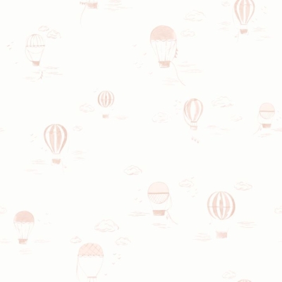 Papel pintado Érase una vez Balloons in the Clouds Rose blush