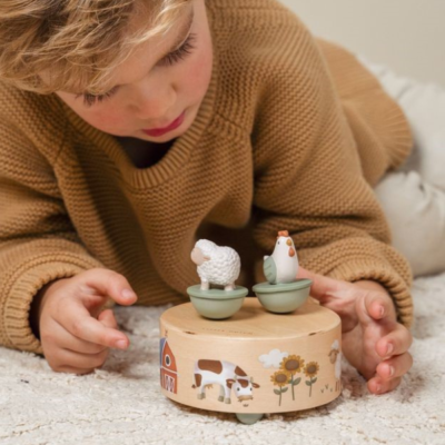 Caja de música pequeña granja - Imagen 2