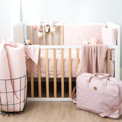 Pack Funda nórdica + Relleno + Protector Polaris Rosa - Imagen 5