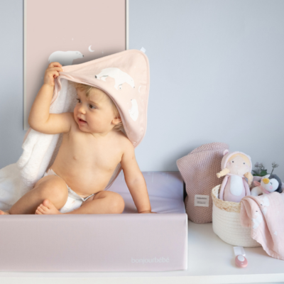 Cambiador y medidor plastificado Polaris Rosa - Imagen 2