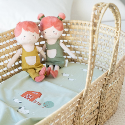 Juego de sábanas para minicuna Funny Farm - Imagen 2