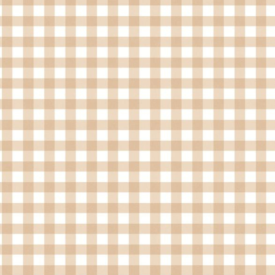 Papel pintado Érase una vez cuadro vichy beige