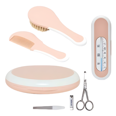 Set de 7 Piezas para Cuidado del bebé - Pale Pink - Imagen 2