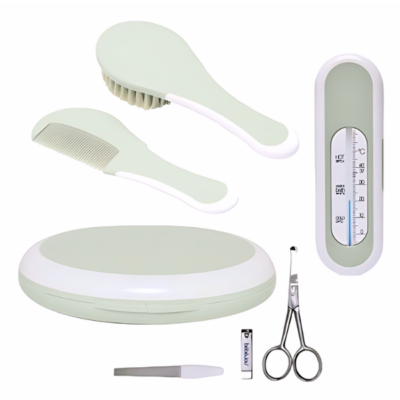 Set de 7 Piezas para Cuidado del bebé - Sky Green - Imagen 2