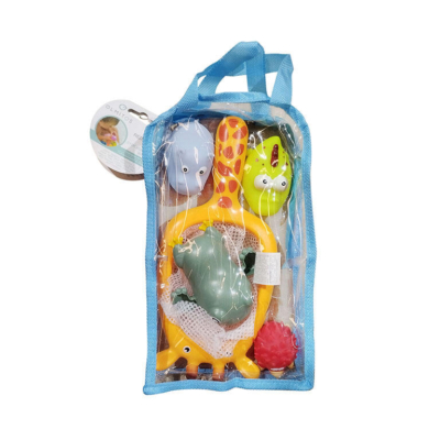 Red con forma de Jirafa con 4 muñecos de baño - Imagen 2